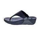 Sandalias FitFlop zapatos Mujer modelo Lulu Shimmer Negro 