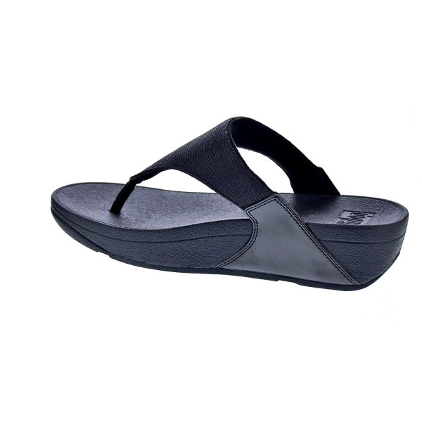 Sandalias FitFlop zapatos Mujer modelo Lulu Shimmer Negro 