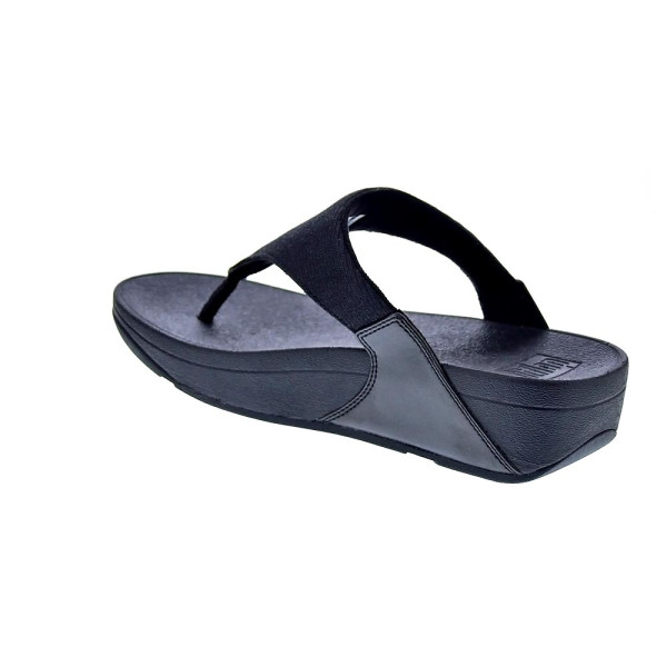 Sandalias FitFlop zapatos Mujer modelo Lulu Shimmer Negro 