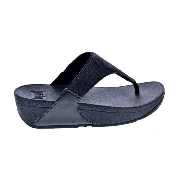 Sandalias FitFlop zapatos Mujer modelo Lulu Shimmer Negro 