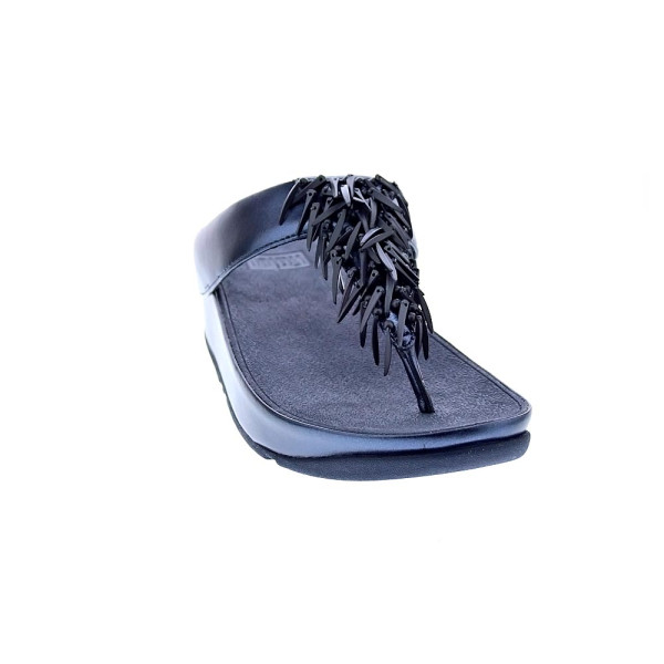 Sandalias FitFlop zapatos Mujer modelo Rumba Beaded Azul 