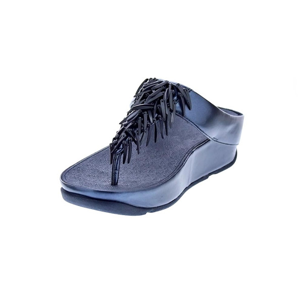 Sandalias FitFlop zapatos Mujer modelo Rumba Beaded Azul 