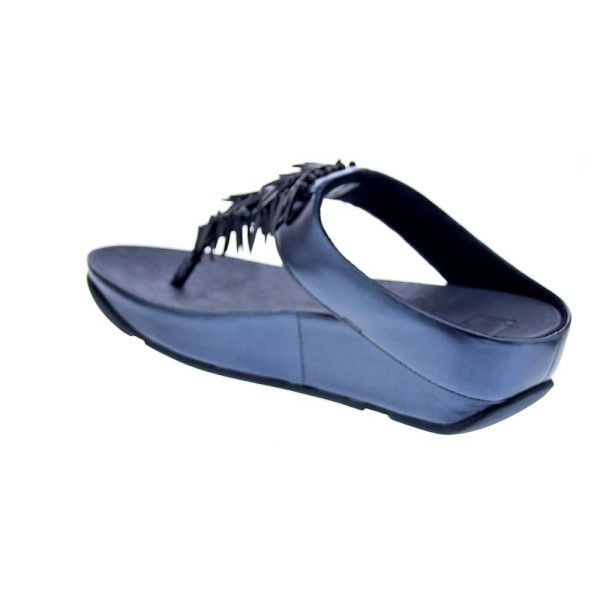Sandalias FitFlop zapatos Mujer modelo Rumba Beaded Azul 