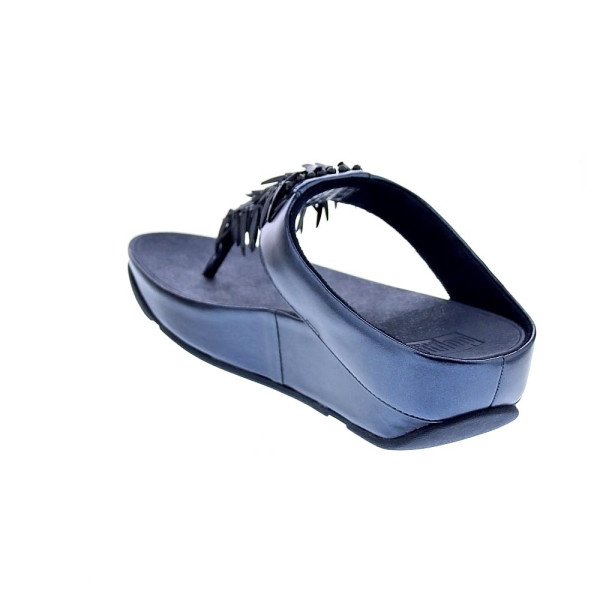 Sandalias FitFlop zapatos Mujer modelo Rumba Beaded Azul 