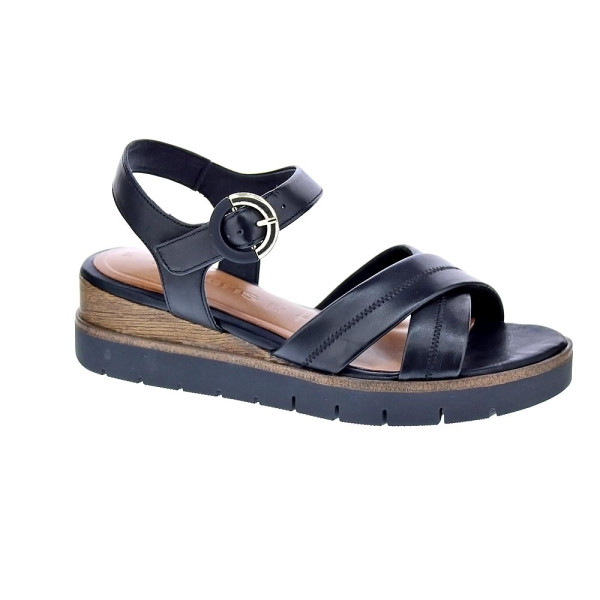 Sandalias Tamaris zapatos Mujer modelo 28202 Negro Hebilla