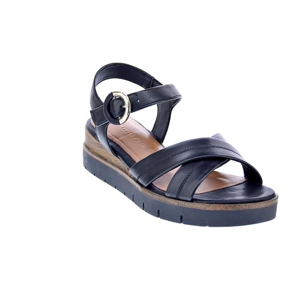 Sandalias Tamaris zapatos Mujer modelo 28202 Negro Hebilla