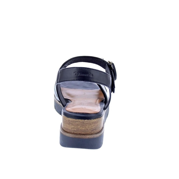 Sandalias Tamaris zapatos Mujer modelo 28202 Negro Hebilla