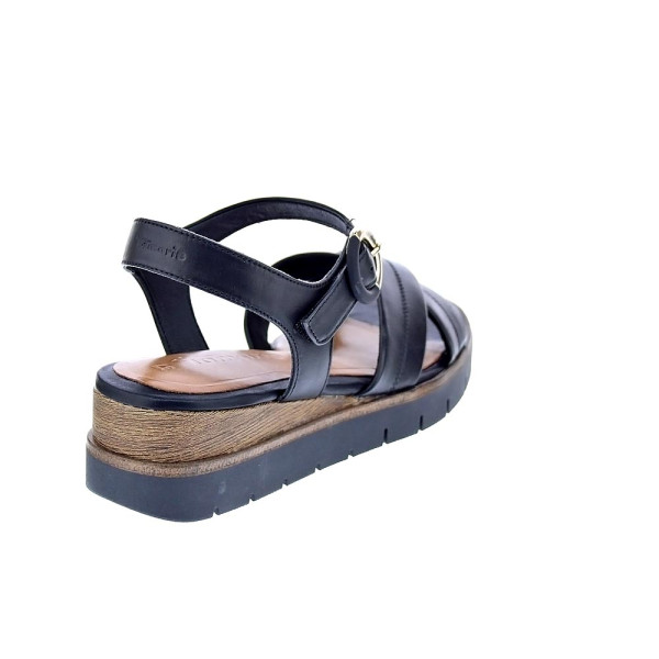 Sandalias Tamaris zapatos Mujer modelo 28202 Negro Hebilla