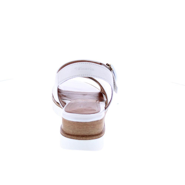 Sandalias Tamaris zapatos Mujer modelo 28202 Blanco Hebilla