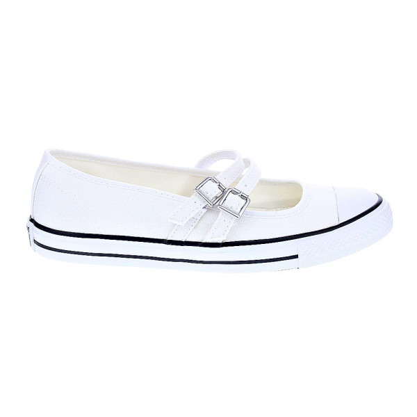 Bailarinas Converse zapatos Mujer modelo All Star Dainty Blanco Hebilla