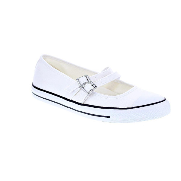 Bailarinas Converse zapatos Mujer modelo All Star Dainty Blanco Hebilla