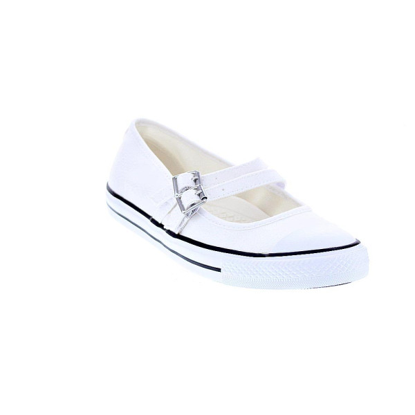 Bailarinas Converse zapatos Mujer modelo All Star Dainty Blanco Hebilla