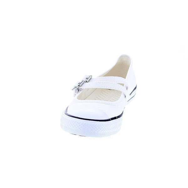 Bailarinas Converse zapatos Mujer modelo All Star Dainty Blanco Hebilla