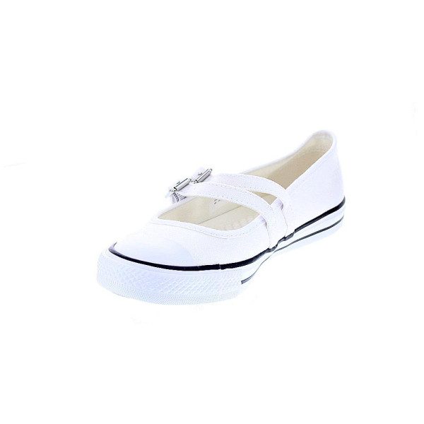 Bailarinas Converse zapatos Mujer modelo All Star Dainty Blanco Hebilla