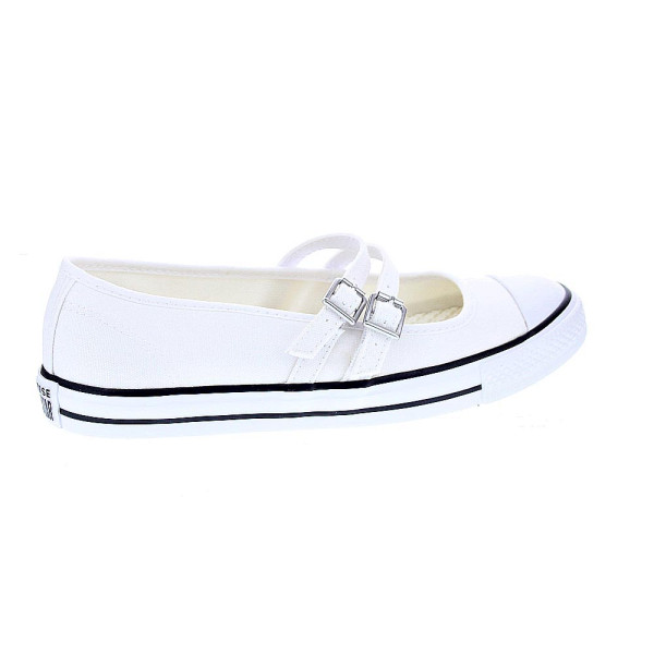 Bailarinas Converse zapatos Mujer modelo All Star Dainty Blanco Hebilla
