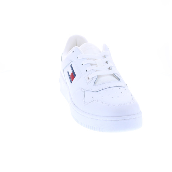 Zapatillas Tommy Hilfiger zapatos Mujer modelo Retro Basket Blanco Cordón