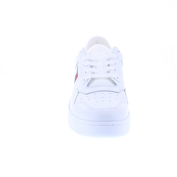 Zapatillas Tommy Hilfiger zapatos Mujer modelo Retro Basket Blanco Cordón