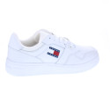 Zapatillas Tommy Hilfiger zapatos Mujer modelo Retro Basket Blanco Cordón