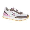 Zapatillas Tommy Hilfiger zapatos Mujer modelo Tech Runner Beige Cordón