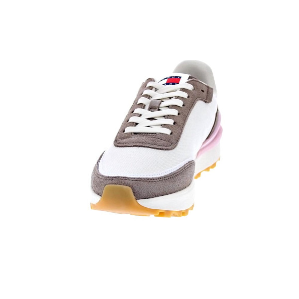 Zapatillas Tommy Hilfiger zapatos Mujer modelo Tech Runner Beige Cordón
