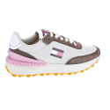 Zapatillas Tommy Hilfiger zapatos Mujer modelo Tech Runner Beige Cordón
