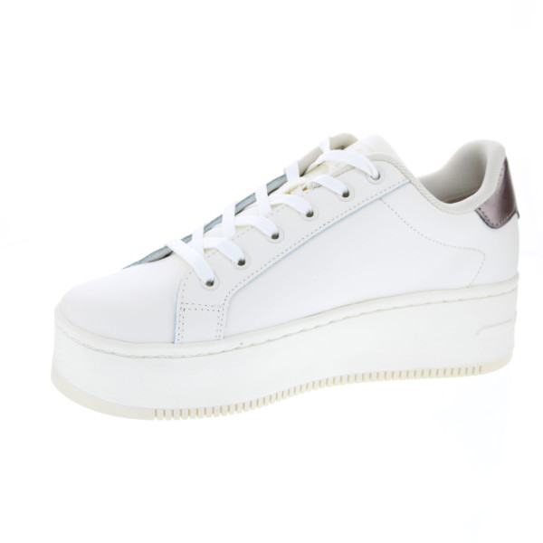 Zapatillas Tommy Hilfiger zapatos Mujer modelo Flatform Sneaker Blanco Cordón