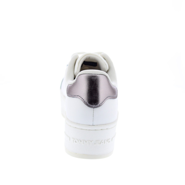 Zapatillas Tommy Hilfiger zapatos Mujer modelo Flatform Sneaker Blanco Cordón