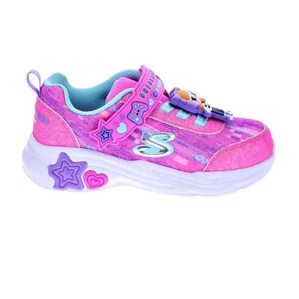 Zapatillas Skechers zapatos Niña modelo Snuggle Sneaks Rosa Velcro