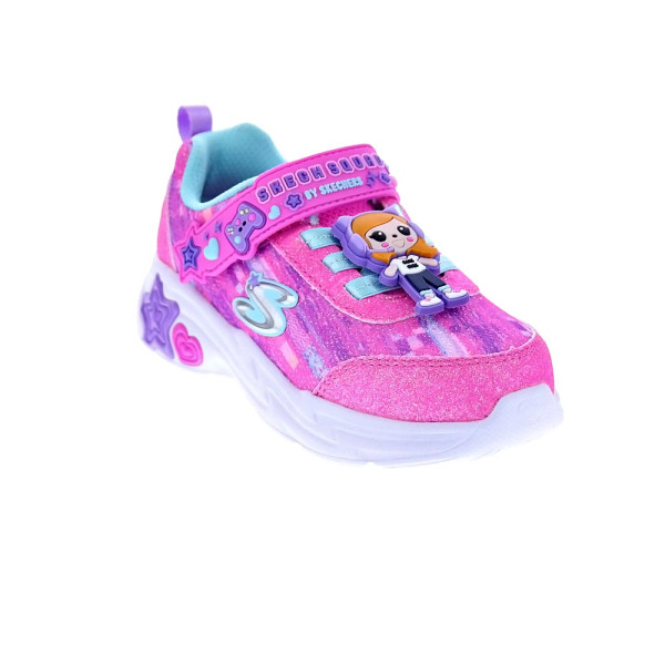 Zapatillas Skechers zapatos Niña modelo Snuggle Sneaks Rosa Velcro