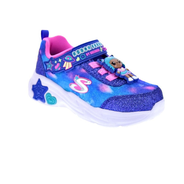 Zapatillas Skechers zapatos Niña modelo Snuggle Sneaks Azul Velcro