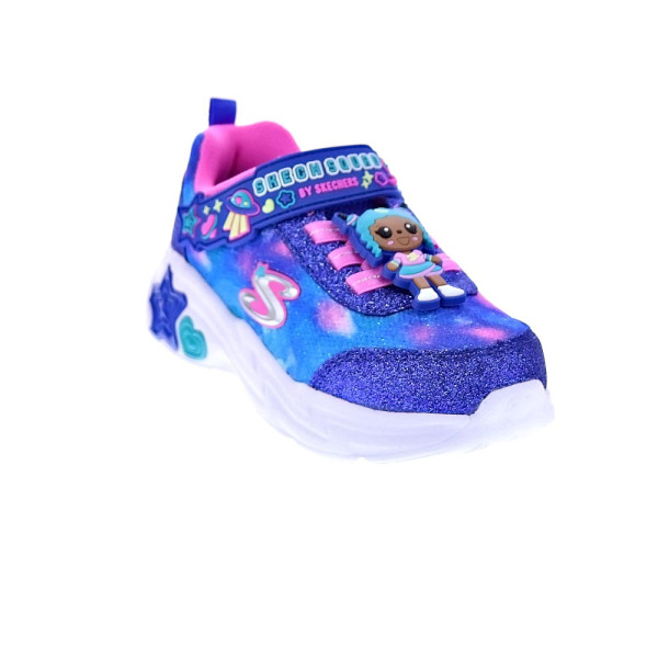Zapatillas Skechers zapatos Niña modelo Snuggle Sneaks Azul Velcro