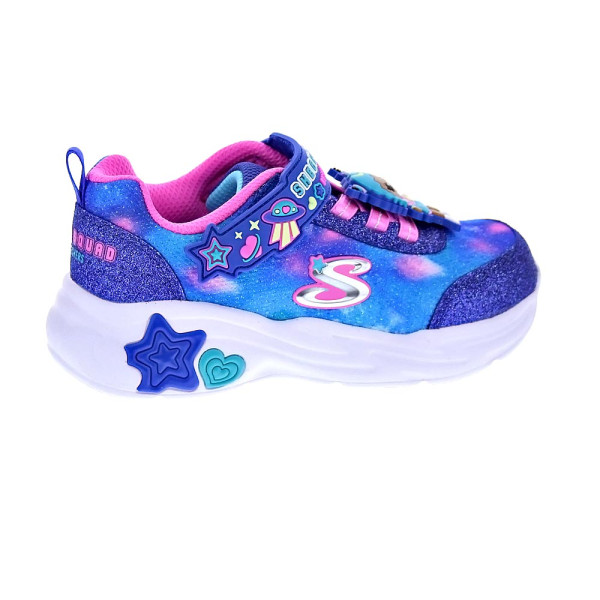 Zapatillas Skechers zapatos Niña modelo Snuggle Sneaks Azul Velcro