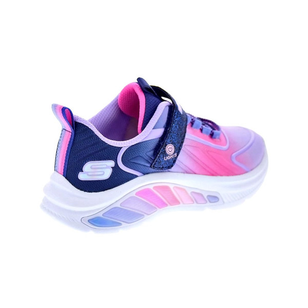Zapatillas Skechers zapatos Niña modelo Rainbow Cruisers Violeta Velcro