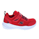 Zapatillas Skechers zapatos Niño modelo Nitro Rojo Velcro