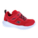 Zapatillas Skechers zapatos Niño modelo Nitro Rojo Velcro