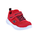 Zapatillas Skechers zapatos Niño modelo Nitro Rojo Velcro