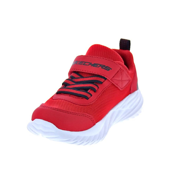 Zapatillas Skechers zapatos Niño modelo Nitro Rojo Velcro