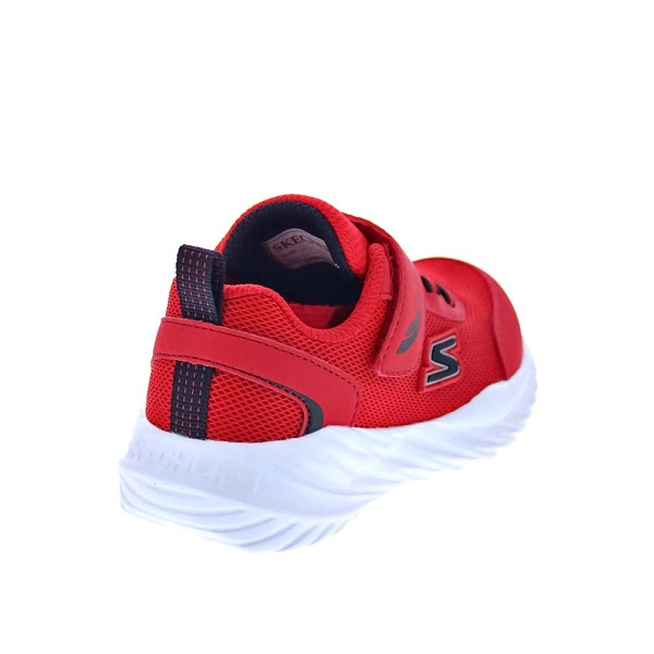 Zapatillas Skechers zapatos Niño modelo Nitro Rojo Velcro