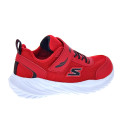 Zapatillas Skechers zapatos Niño modelo Nitro Rojo Velcro
