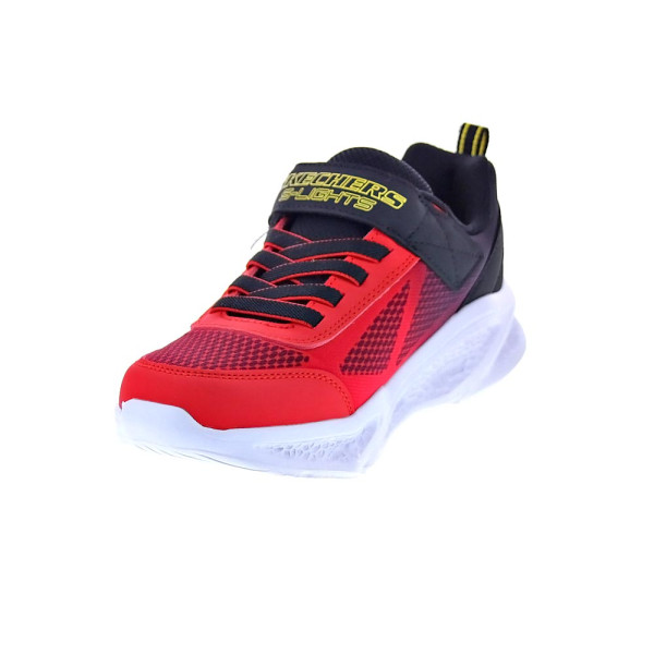 Zapatillas Skechers zapatos Niño modelo Meteor Rojo Velcro