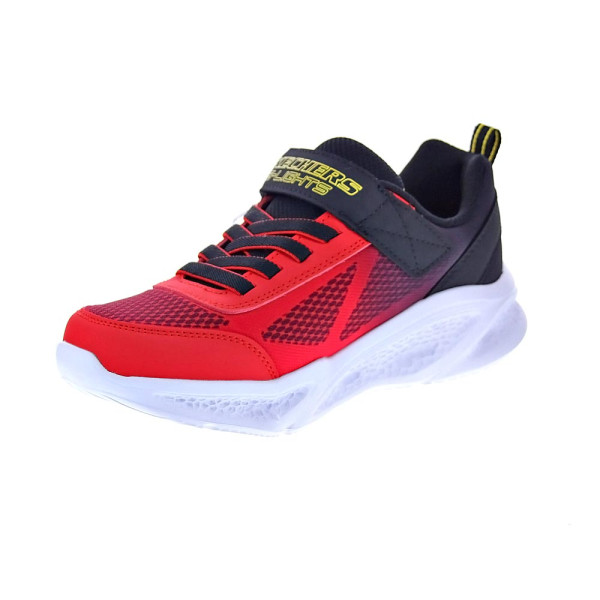 Zapatillas Skechers zapatos Niño modelo Meteor Rojo Velcro