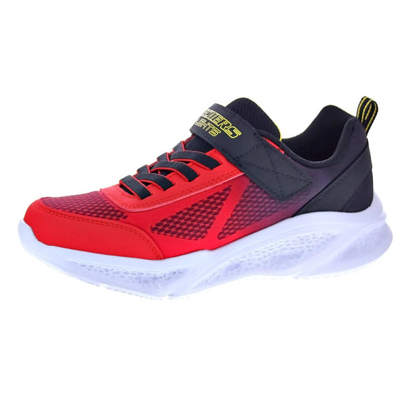Zapatillas Skechers zapatos Niño modelo Meteor Rojo Velcro