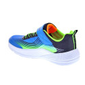 Zapatillas Skechers zapatos Niño modelo Microspec Advance Azul Velcro