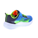 Zapatillas Skechers zapatos Niño modelo Microspec Advance Azul Velcro