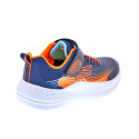 Zapatillas Skechers zapatos Niño modelo Microspec Azul Velcro
