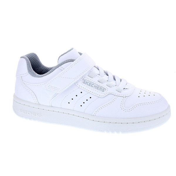 Zapatillas Skechers zapatos Niño modelo Quick Street Blanco Velcro