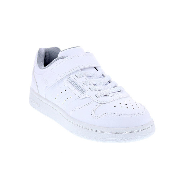 Zapatillas Skechers zapatos Niño modelo Quick Street Blanco Velcro