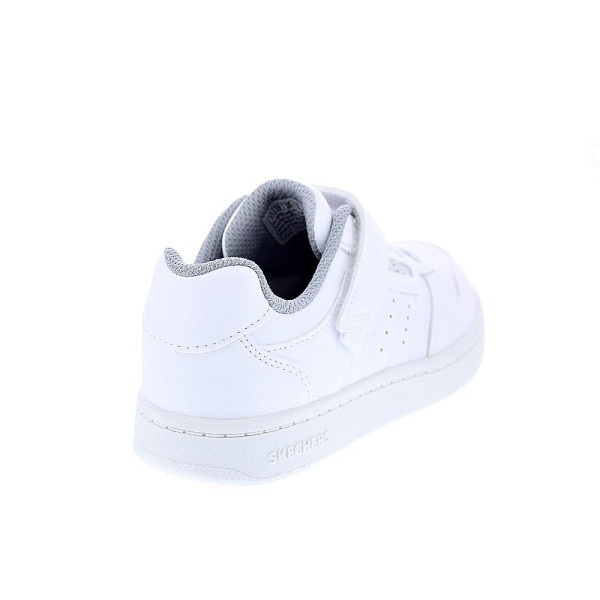 Zapatillas Skechers zapatos Niño modelo Quick Street Blanco Velcro