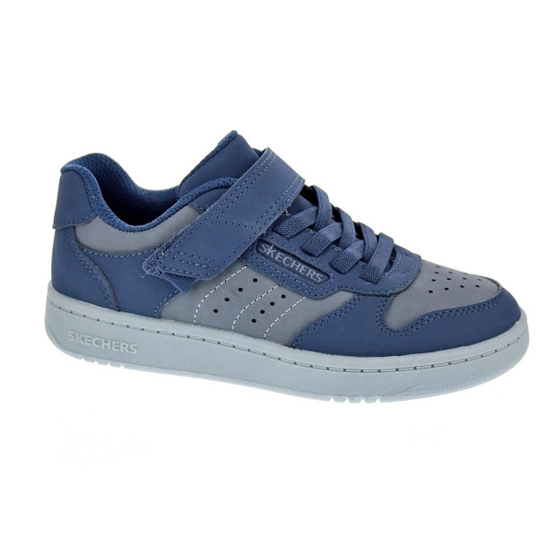 Zapatillas Skechers zapatos Niño modelo Quick Street Azul Velcro