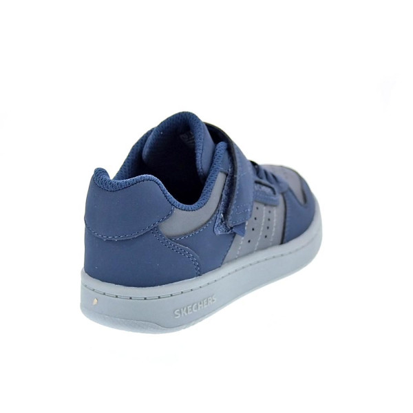 Zapatillas Skechers zapatos Niño modelo Quick Street Azul Velcro